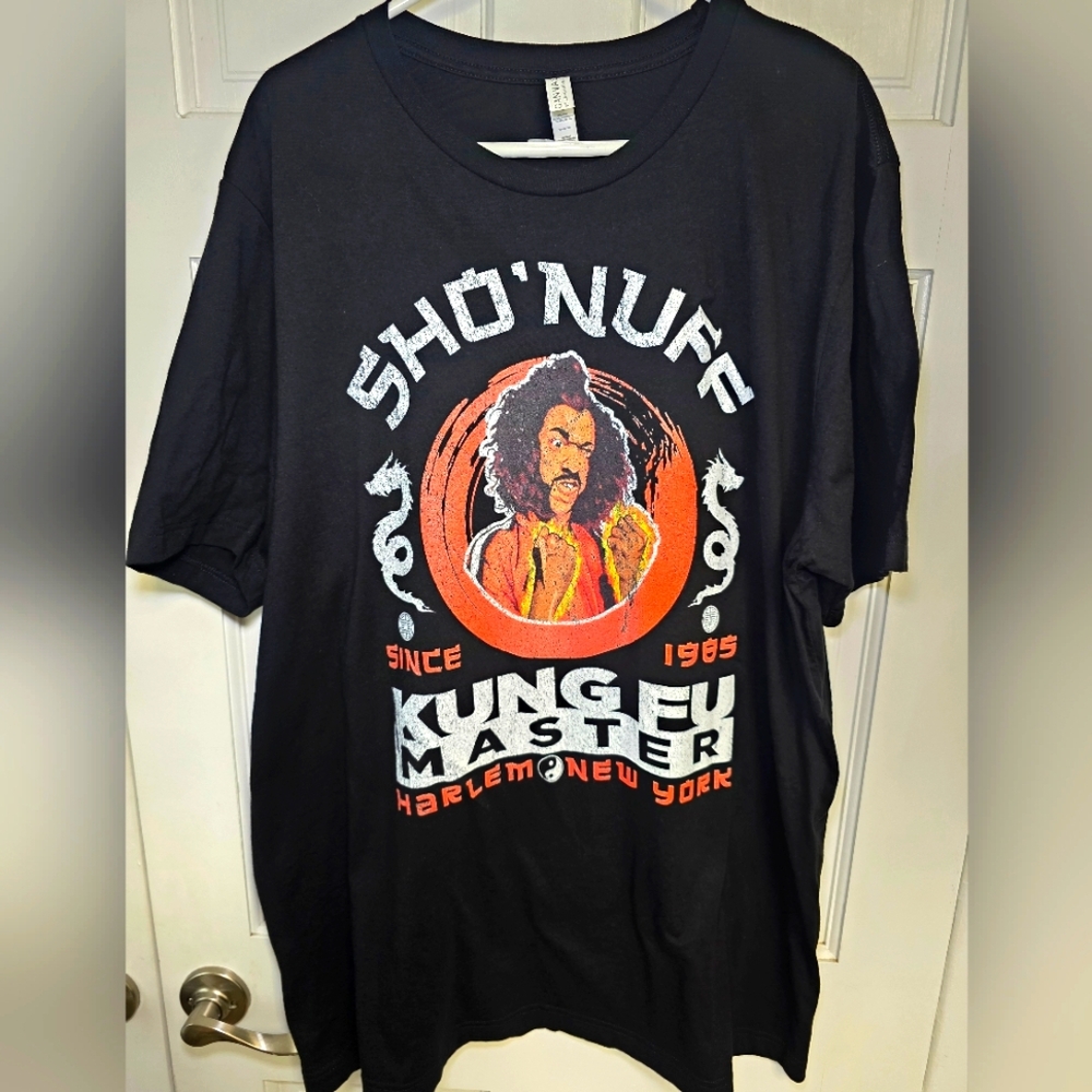 Last Dragon Sho'nuff Kung Fu 100% Cotton Novelty T Shirt- Big & Tall Sz 3XL